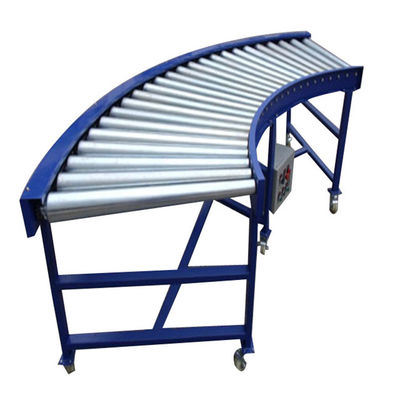 ποιότητας  Heat Resistant Automatic Logistics Curved Spinning Roller Conveyor Line εργοστάσιο